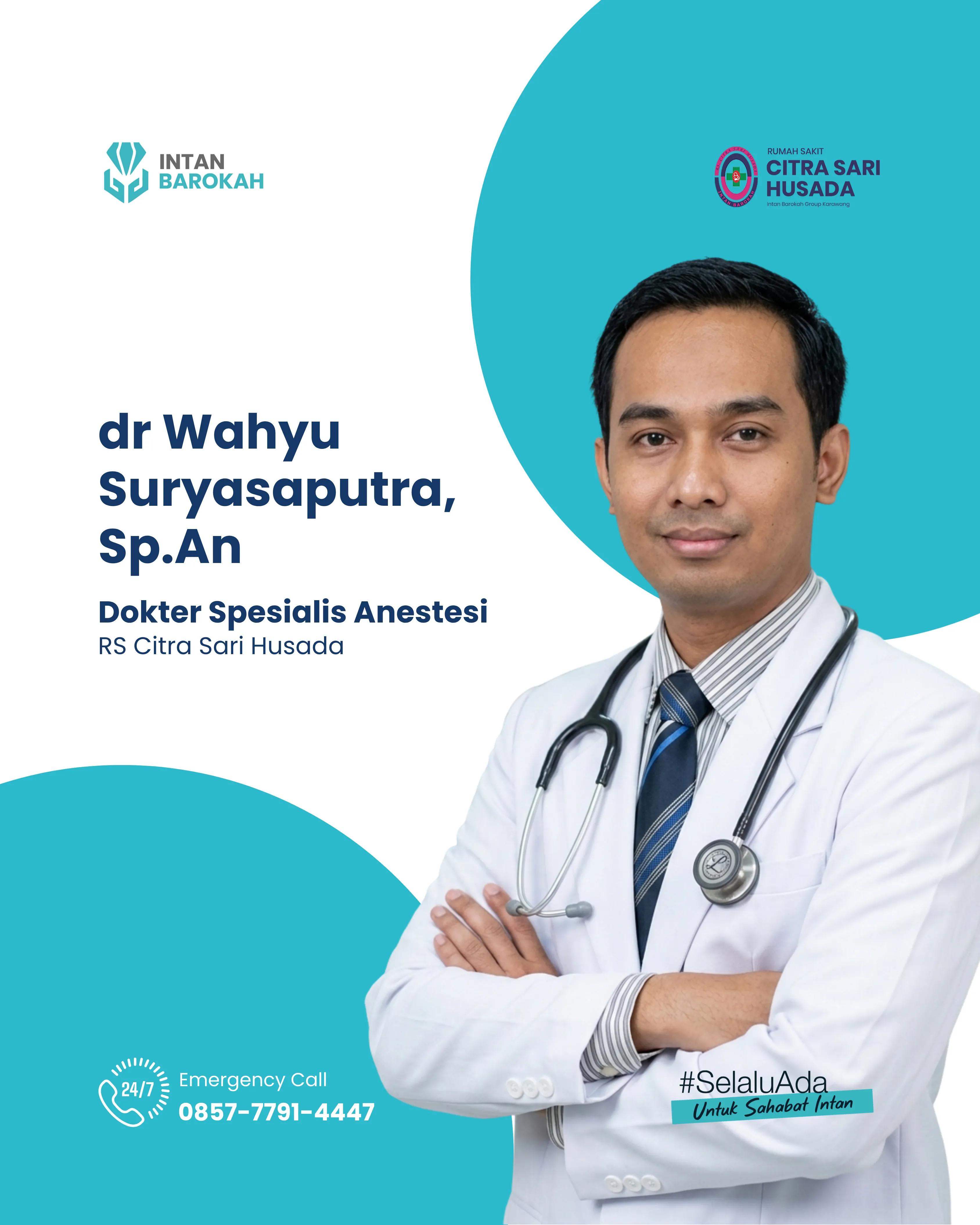 dr Wahyu Suryasaputra, Sp.An