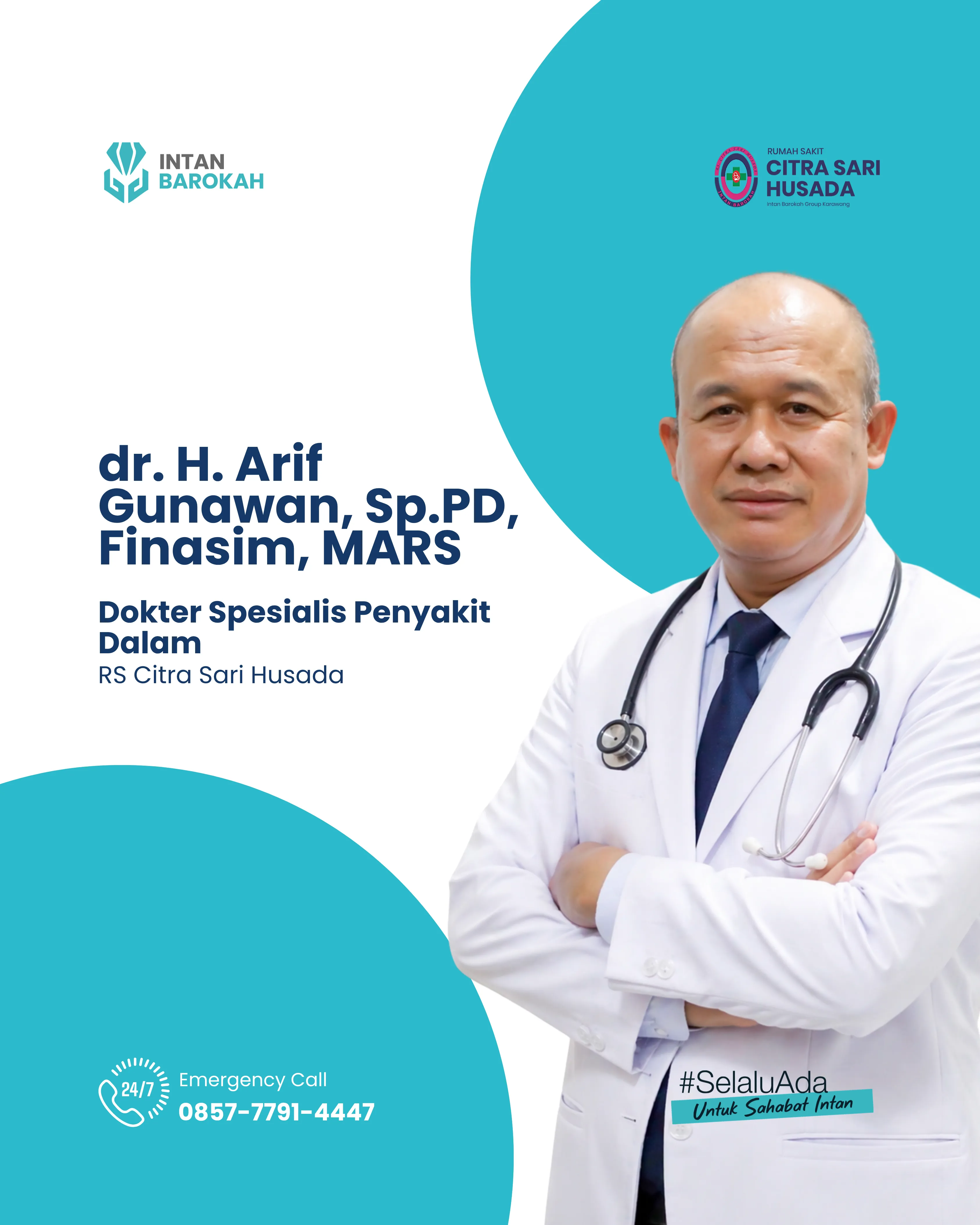 dr. H. Arif Gunawan, Sp.PD, Finasim, MARS